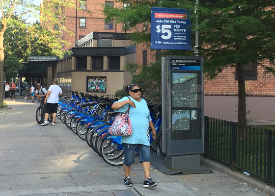 Citi bike station