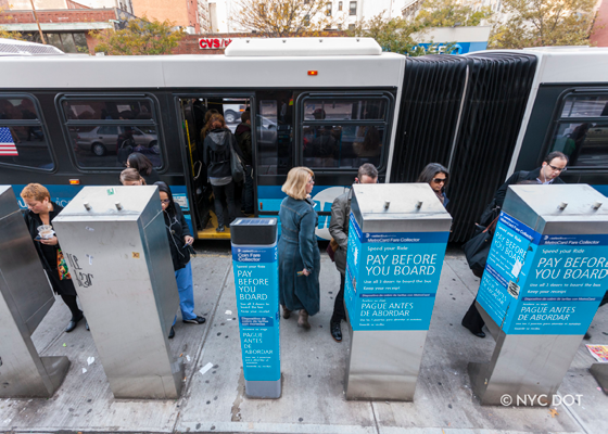 Image of select bus service fare machines